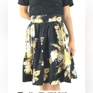 Ann Taylor Loft pleated‎ rayon blend floral dress. Worn maybe twice
